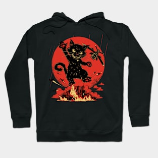 Catzilla Cat Meow Sical Majesty Unleashed Hoodie